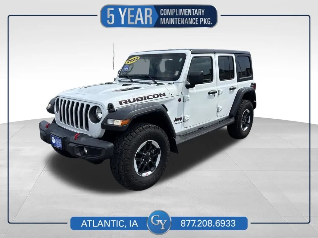 White 2022 Jeep Wrangler Unlimited Rubicon for sale in Atlantic, IA