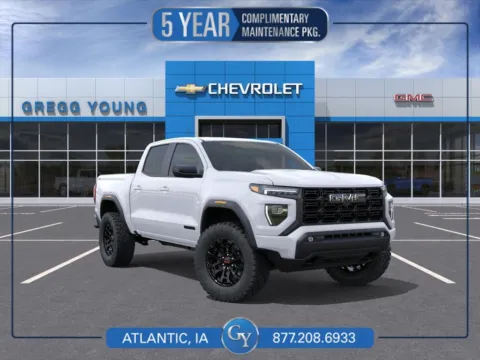 White 2026 GMC Canyon Elevation for sale in Atlantic, IA