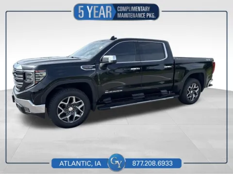Black 2022 GMC Sierra 1500 SLT for sale in Atlantic, IA