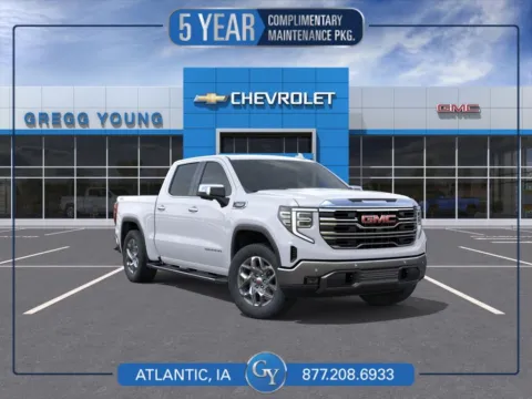 White 2026 GMC Sierra 1500 SLT for sale in Atlantic, IA