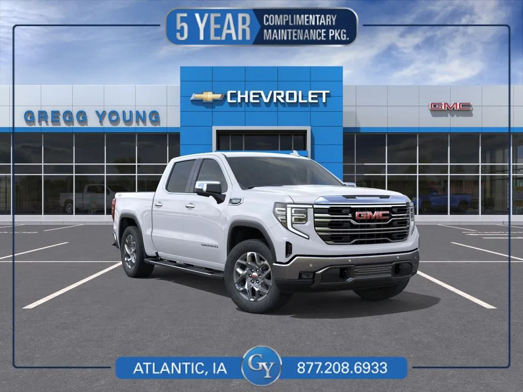 White 2026 GMC Sierra 1500 SLT for sale in Atlantic, IA