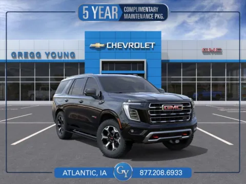 Black 2026 GMC Yukon AT4 for sale in Atlantic, IA