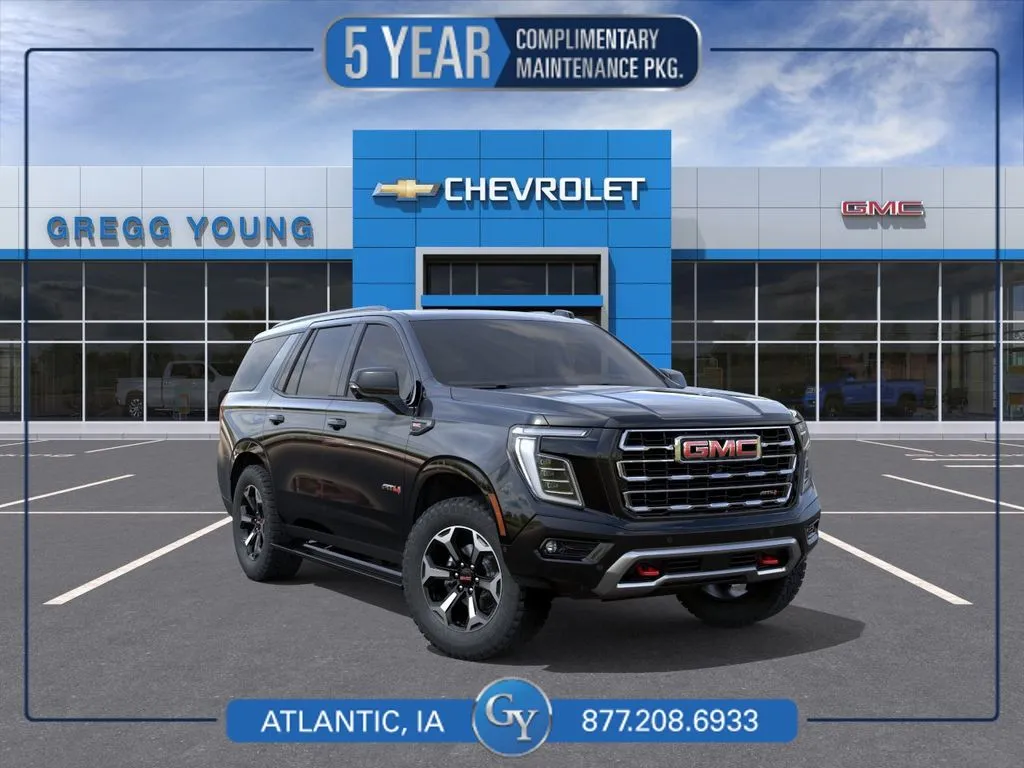 Black 2026 GMC Yukon AT4 for sale in Atlantic, IA