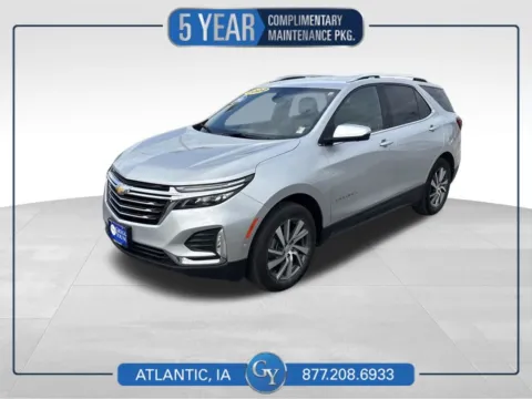 Silver 2022 Chevrolet Equinox Premier for sale in Atlantic, IA