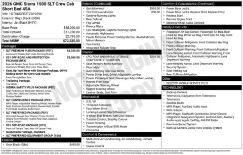 Photos of 2026 GMC Sierra 1500 SLT for sale in Atlantic, IA at Gregg Young Chevrolet GMC Atlantic
