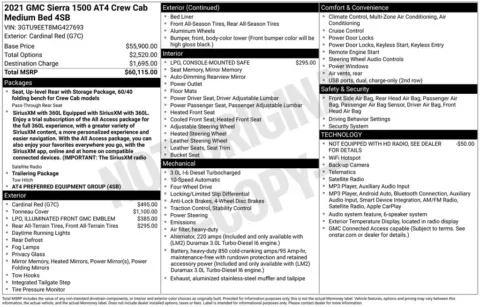 Photos of 2021 GMC Sierra 1500 AT4 for sale in Atlantic, IA at Gregg Young Chevrolet GMC Atlantic