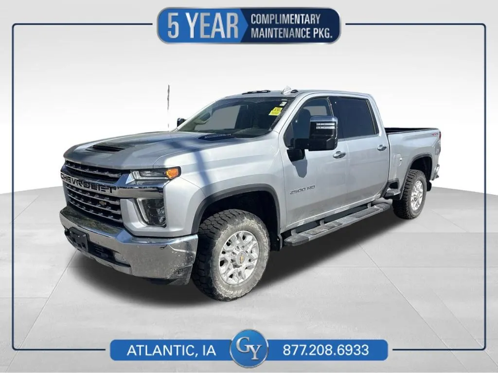 Silver 2022 Chevrolet Silverado 2500 HD LTZ for sale in Atlantic, IA