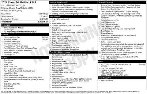 Photos of 2024 Chevrolet Malibu LT for sale in Atlantic, IA at Gregg Young Chevrolet GMC Atlantic