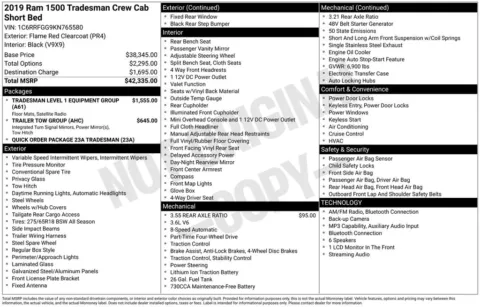 Photos of 2019 Ram 1500 Tradesman for sale in Atlantic, IA at Gregg Young Chevrolet GMC Atlantic