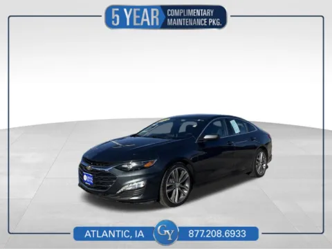 Gray 2021 Chevrolet Malibu LT for sale in Atlantic, IA