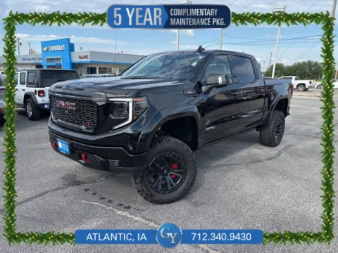 Black 2024 GMC Sierra 1500 AT4 for sale in Atlantic, IA