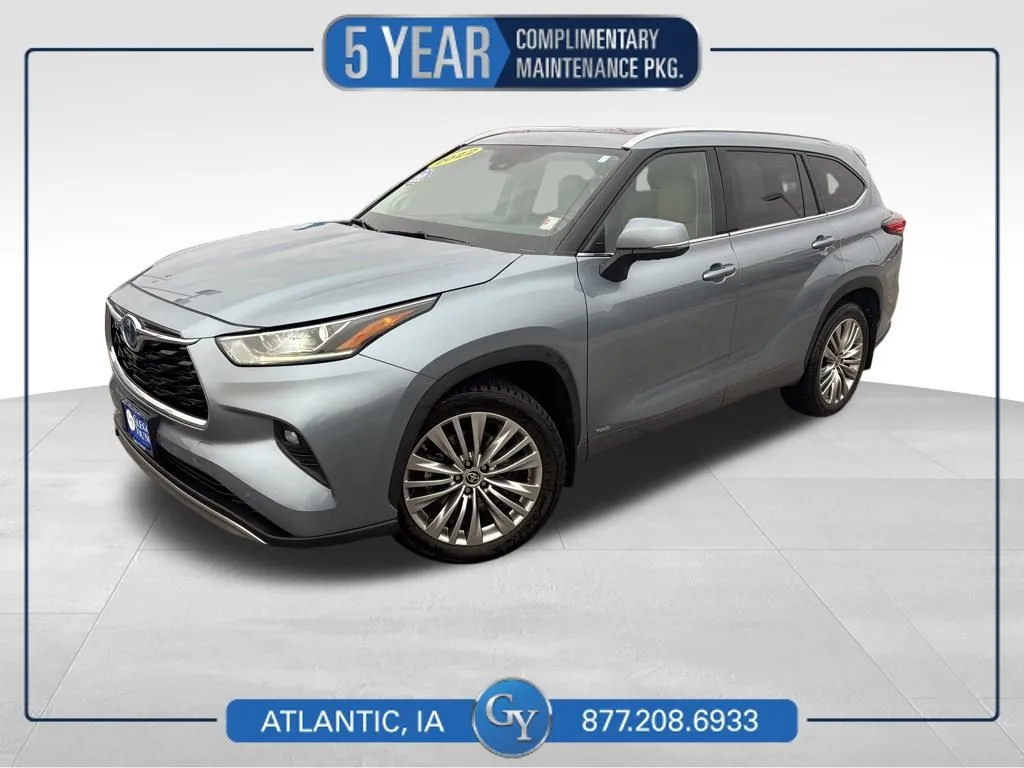 2022 Toyota Highlander Hybrid Platinum for sale in Atlantic, IA