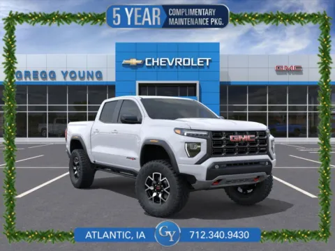 White 2025 GMC Canyon AT4 for sale in Atlantic, IA