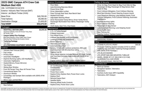 Photos of 2025 GMC Canyon AT4 for sale in Atlantic, IA at Gregg Young Automotive of Atlantic