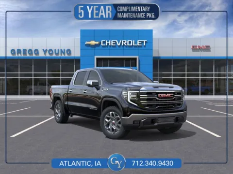 Black 2026 GMC Sierra 1500 SLT for sale in Atlantic, IA