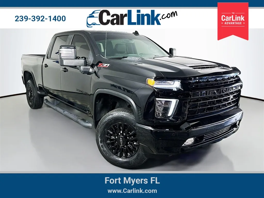 Black 2021 Chevrolet Silverado 2500HD LTZ for sale in Fort Myers, FL