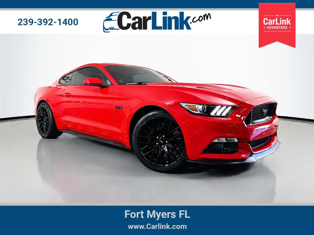 Red 2017 Ford Mustang GT for sale in Fort Myers, FL