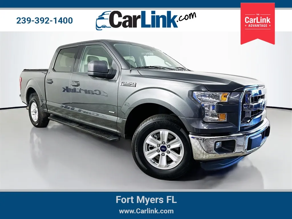 Gray 2016 Ford F-150 XLT for sale in Fort Myers, FL