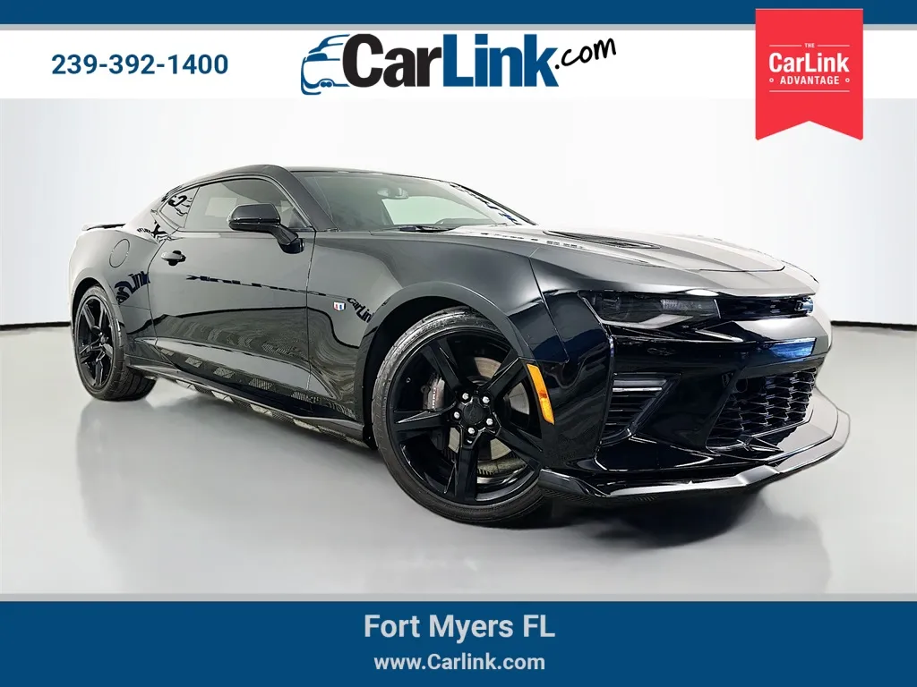 Black 2016 Chevrolet Camaro SS for sale in Fort Myers, FL