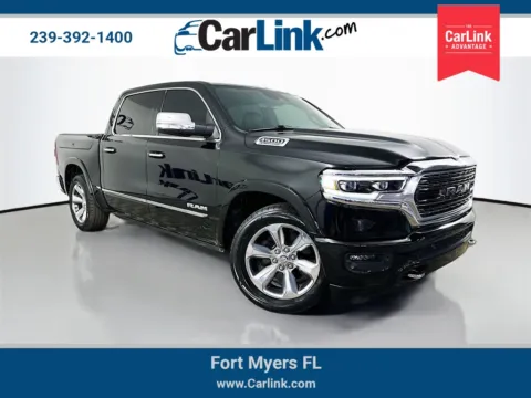 Black 2021 Ram 1500 Limited for sale in Fort Myers, FL