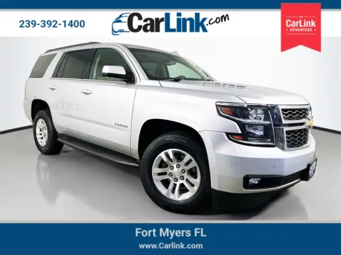 Silver 2018 Chevrolet Tahoe LT for sale in Fort Myers, FL