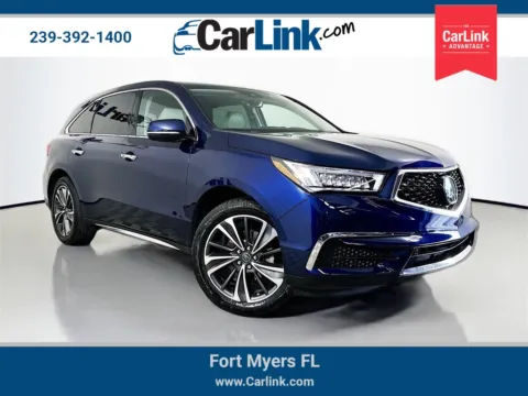 Blue 2020 Acura MDX Technology for sale in Fort Myers, FL
