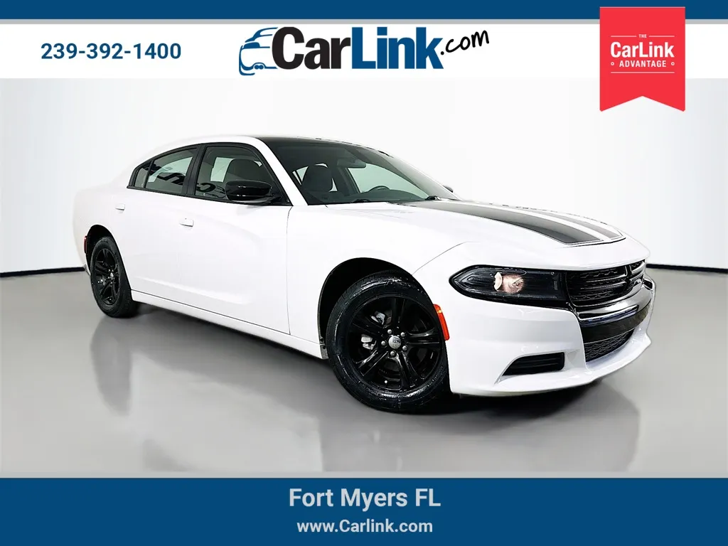 White 2022 Dodge Charger SXT for sale in Fort Myers, FL