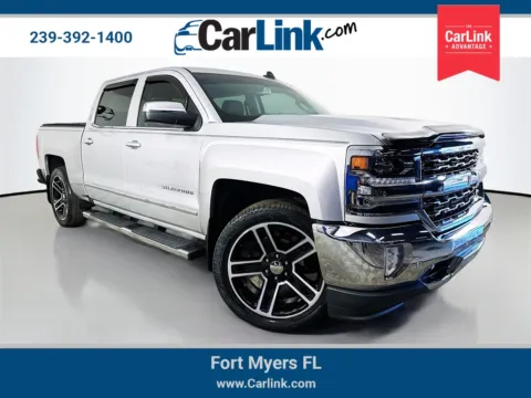 Silver 2018 Chevrolet Silverado 1500 LTZ for sale in Fort Myers, FL