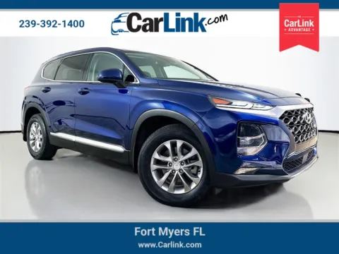 Blue 2020 Hyundai Santa Fe SEL for sale in Fort Myers, FL