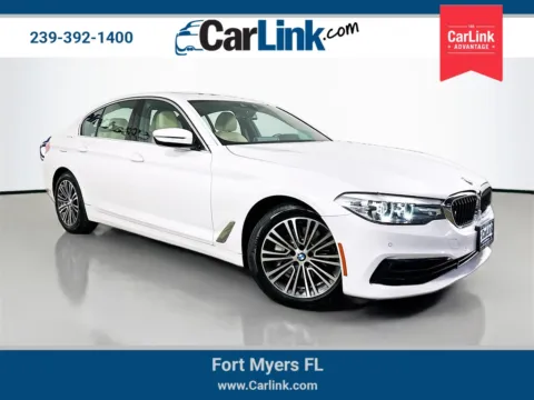 White 2019 BMW 5 Series 530i xDrive for sale in Fort Myers, FL