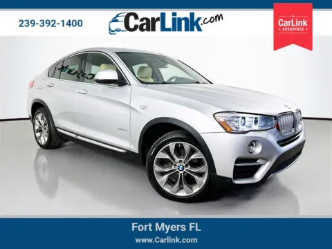 Silver 2018 BMW X4 xDrive28i for sale in Fort Myers, FL