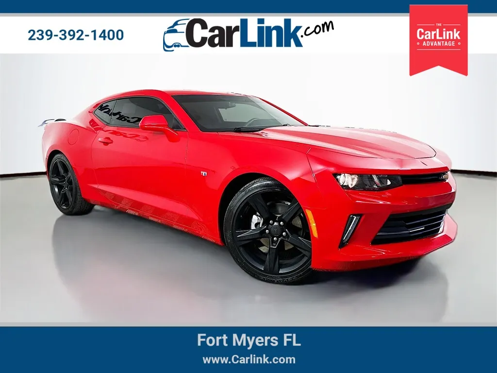 Red 2018 Chevrolet Camaro 1LT for sale in Fort Myers, FL