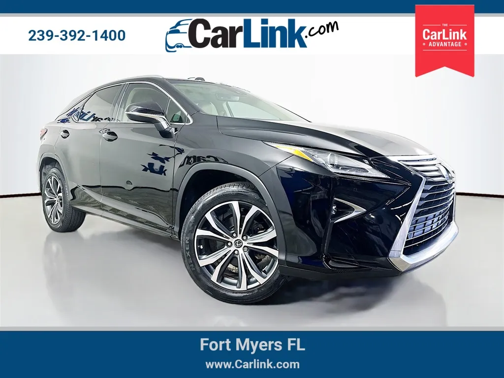 Black 2018 Lexus RX 350 for sale in Fort Myers, FL