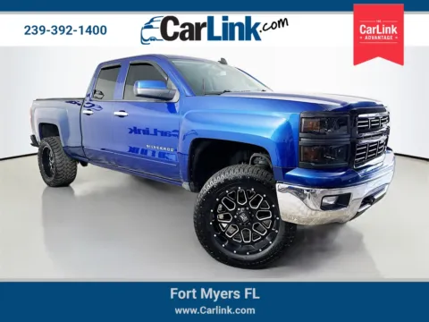 Blue 2015 Chevrolet Silverado 1500 LT for sale in Fort Myers, FL