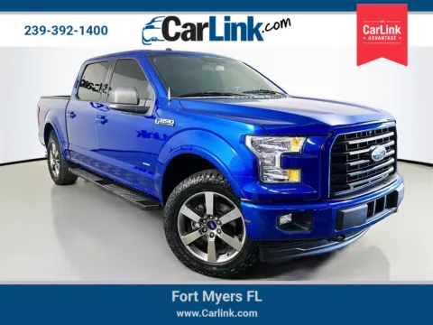 Blue 2017 Ford F-150 XLT for sale in Fort Myers, FL
