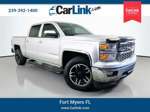 Silver 2015 Chevrolet Silverado 1500 LT for sale in Fort Myers, FL