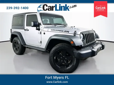 Silver 2016 Jeep Wrangler Black Bear for sale in Fort Myers, FL