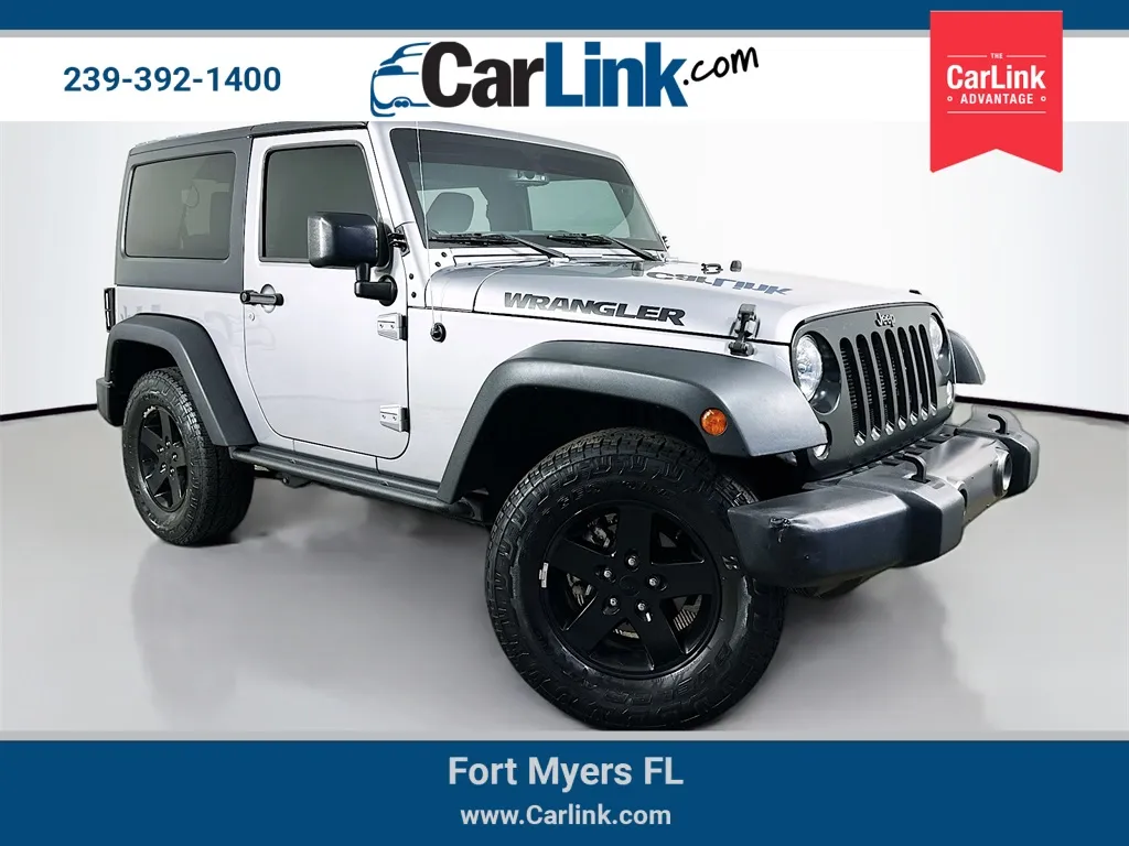 Silver 2016 Jeep Wrangler Black Bear for sale in Fort Myers, FL
