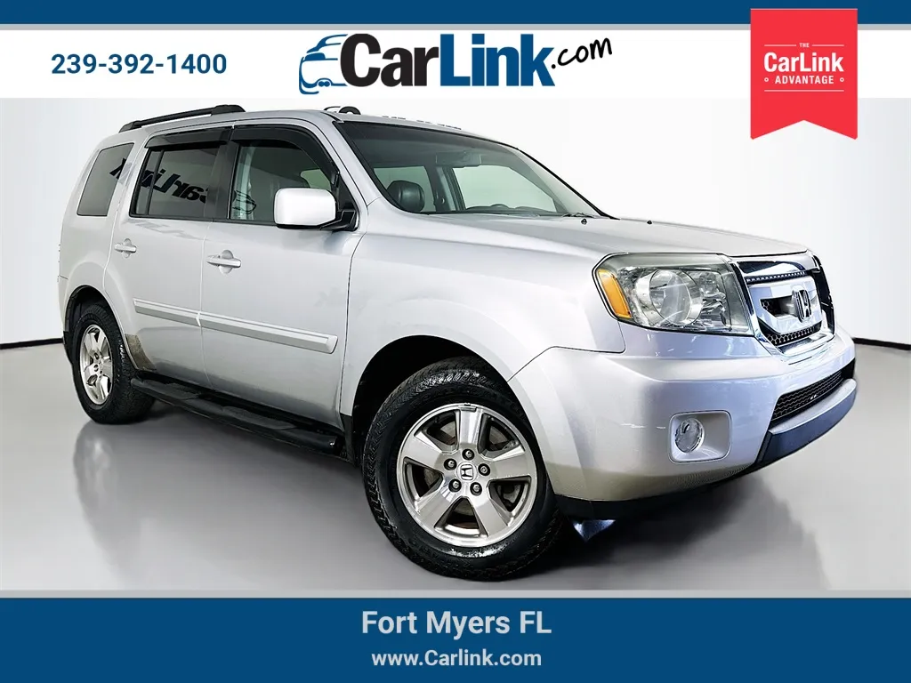 Silver 2010 Honda Pilot EX-L for sale in Fort Myers, FL