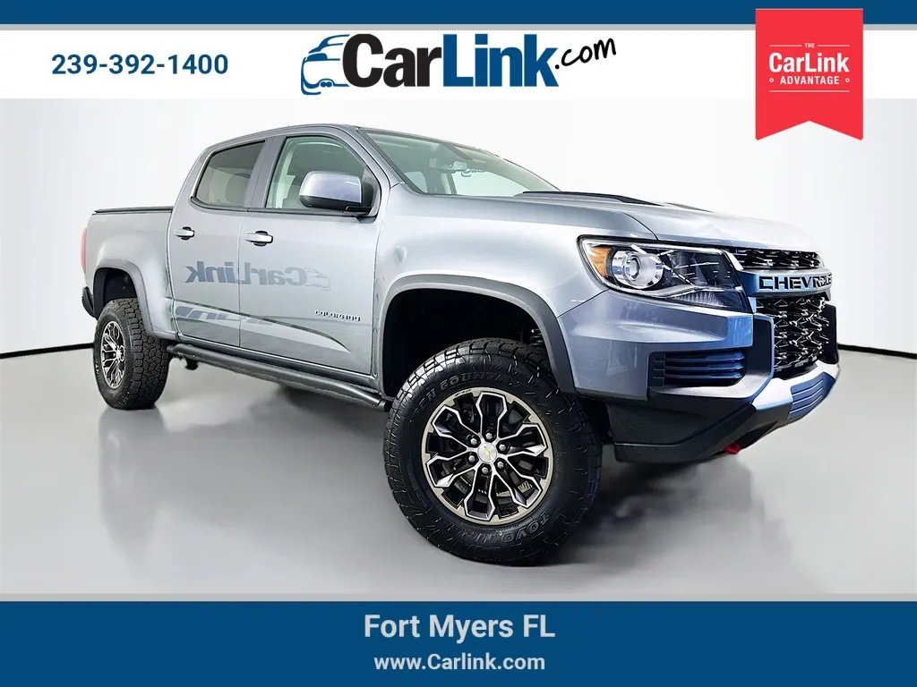 Gray 2021 Chevrolet Colorado ZR2 for sale in Fort Myers, FL