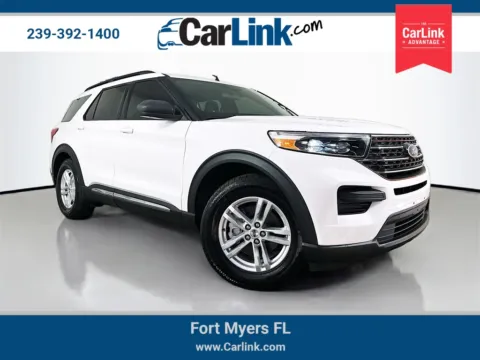 White 2020 Ford Explorer XLT for sale in Fort Myers, FL