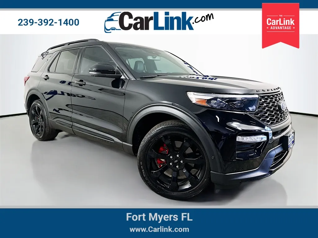 Black 2021 Ford Explorer ST for sale in Fort Myers, FL
