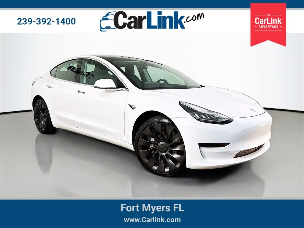 White 2020 Tesla Model 3 Standard for sale in Fort Myers, FL