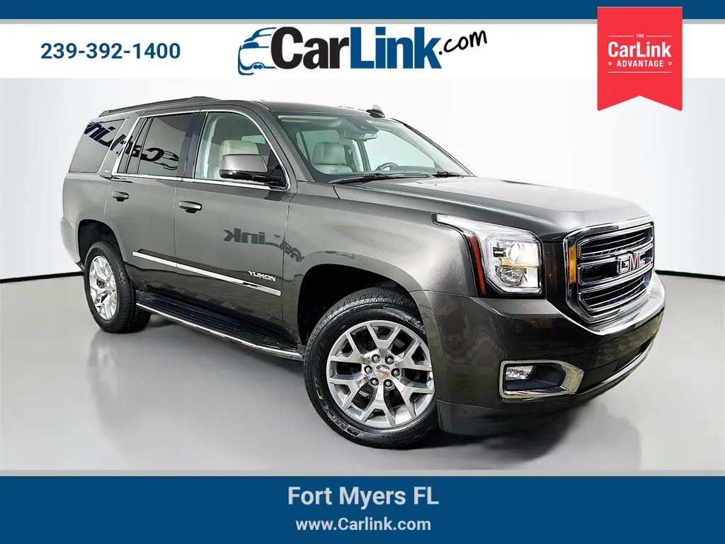 Gray 2020 GMC Yukon SLT for sale in Fort Myers, FL