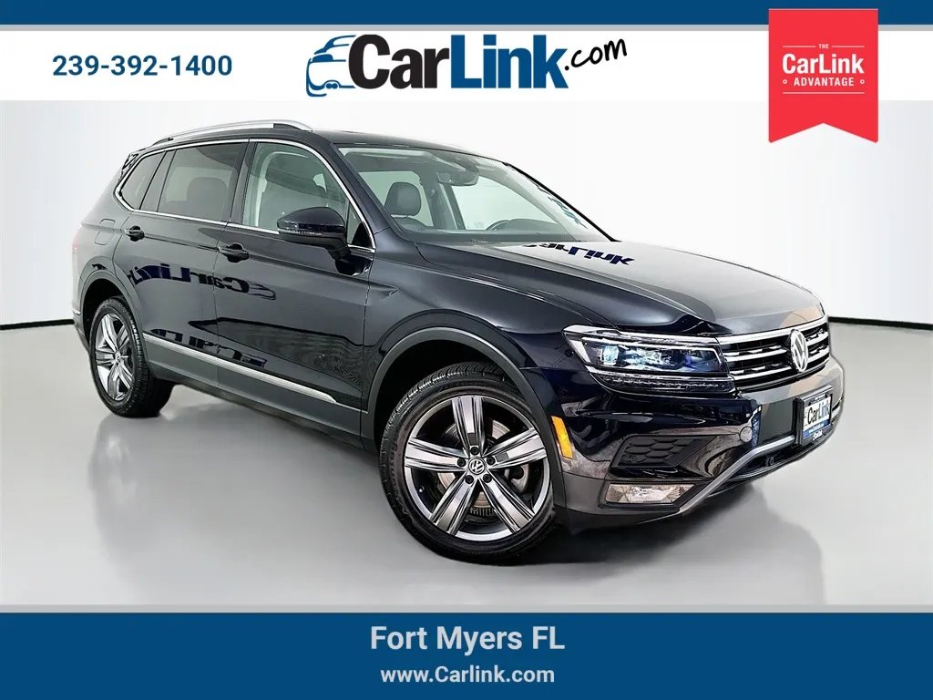 Black 2019 Volkswagen Tiguan 2.0T SEL Premium for sale in Fort Myers, FL