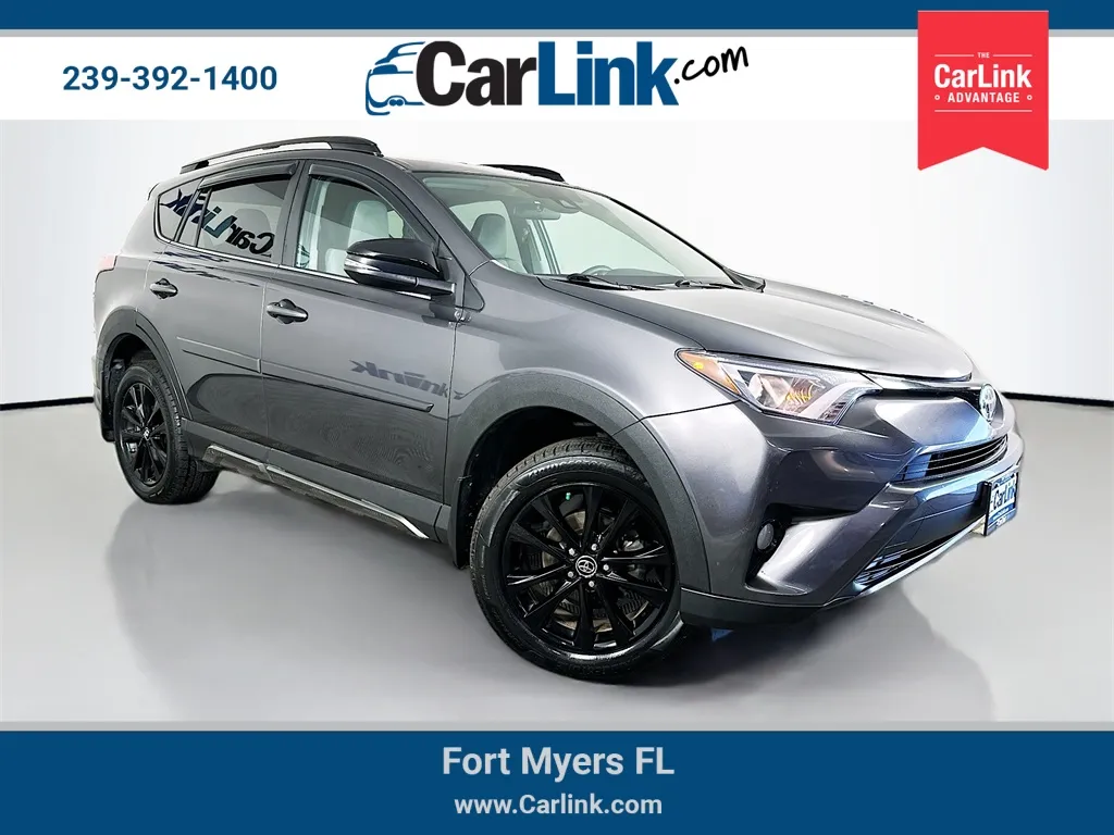 Gray 2018 Toyota RAV4 Adventure for sale in Fort Myers, FL