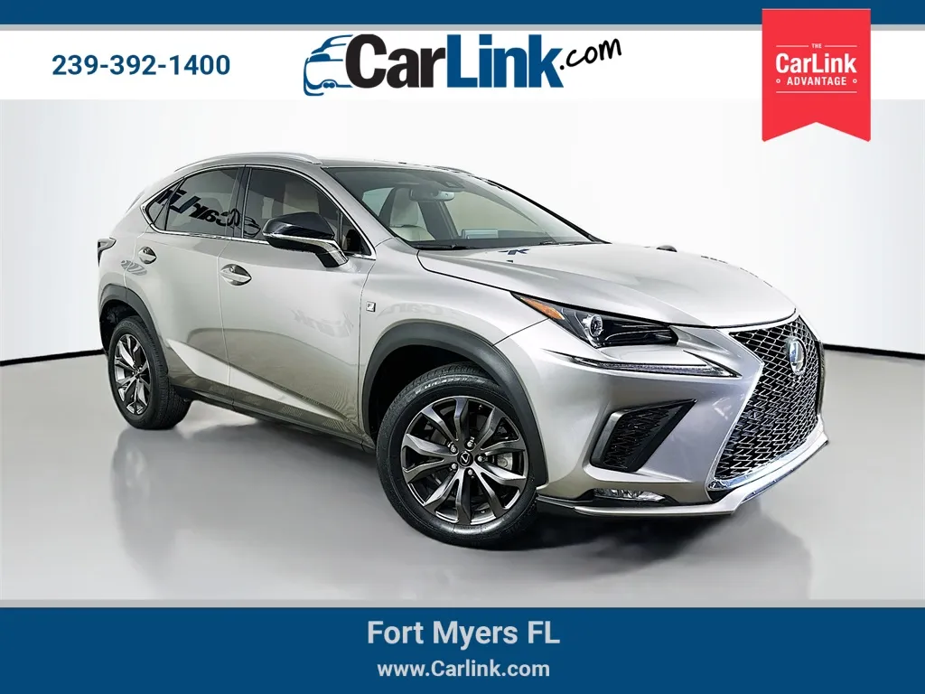 Silver 2021 Lexus NX 300 F Sport for sale in Fort Myers, FL