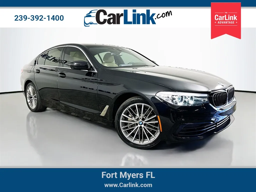 Black 2020 BMW 5 Series 530i for sale in Fort Myers, FL