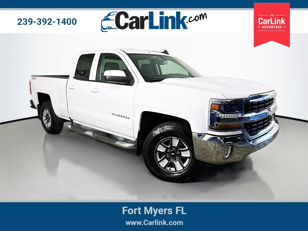 White 2017 Chevrolet Silverado 1500 LT for sale in Fort Myers, FL