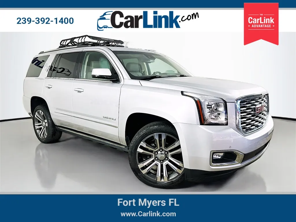 Silver 2018 GMC Yukon Denali for sale in Fort Myers, FL